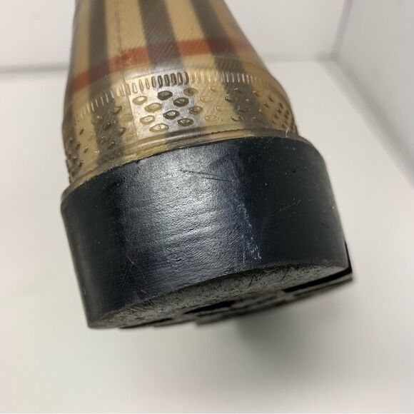 BURBERRY Rain Boots Tall Classic Check Haymarket